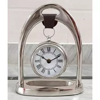 Настольные часы Антикварные настольные часы с латунной отделкой Каминная полка Римские аналоговые часы в стиле деко серебряный