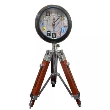 Настольные часы на деревянном штативе | Уникальный подарок на день рождения и День святого Валентина | Стильный декор для офиса | Отлично подходит для подарков на дом или работу Table\Desk