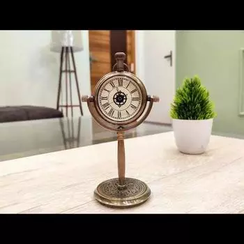 Настольные часы на твердой подставке в морском стиле, антикварные, подвесные, настольные, декор
