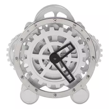 Настольные часы с шестерней, европейские механические часы с шестерней для творчества, 2 фута, металлические часы с вращающейся шестерней, настольные Clo