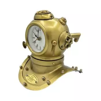 Настольные часы с водолазным шлемом