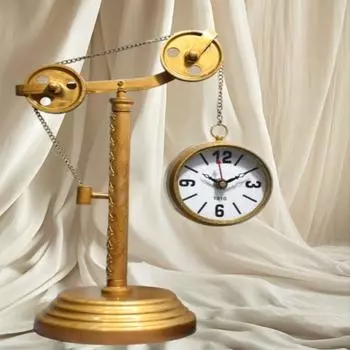 Настольные часы, старинные латунные настольные часы с шкивом, ручная работа, настольные часы, латунные часы, настольный подарок как