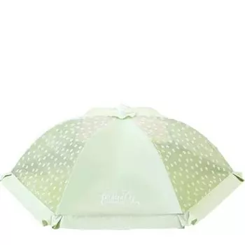 Настольные чехлы в стиле зонтика, антимоскитные чехлы для овощей, бытовые складные чехлы для еды, кемпинга 60x60cm коричневый