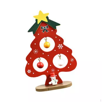 Настольные елочные игрушки праздничные украшения подвесные украшения 13 см с шаром красный