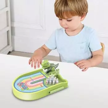 Настольные игры Динозавр Настольная игра Боулинг ABS Настольная игра Боулинг Дети Девочки Мальчики синий