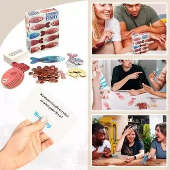 Настольные игры: Семейные игры-блефы для детей 10+ - Лучшие новые семейные викторины, викторины для групп One Size