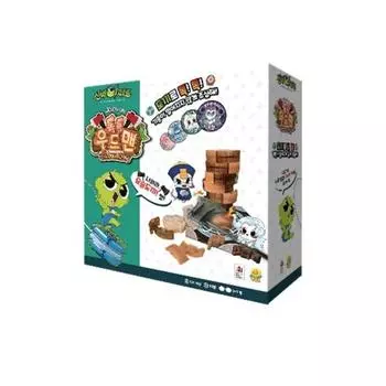 Настольные игры в Корее Shinbi Apartment Tok Tok Woodman настольная игра, разные цвета