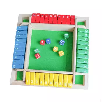 Настольные игры в кости Вечеринка Деревянная настольная математическая игра Родитель Ребенок Интерактивная Цифровая Традиционная