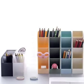 Настольные кисти для макияжа, ручка, ящик для хранения карандашей, органайзер для косметики, чехол-держатель