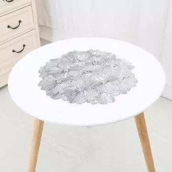 Настольные салфетки изысканные цветочные салфетки многоразовые термостойкие салфетки для украшения дома золотистый