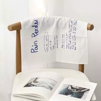 Настольные салфетки, кухонное полотенце с буквенным узором, впитывающее блюдо, салфетка для коктейля, подставка для столовых приборов, реквизит для фотографий