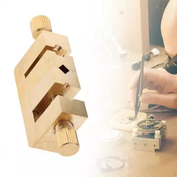 Настольные тиски, инструмент для ремонта часовой коронки, профессиональный держатель тисков для самостоятельного изготовления