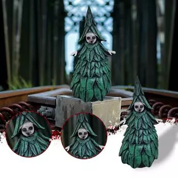 Настольные украшения на Хэллоуин Украшения ведьмы Скульптурные поделки Садовые украшения Поделки в помещении One Size зелёный