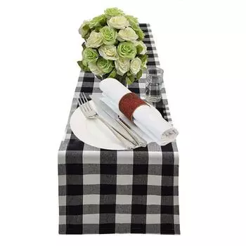Настольный бегун, моющийся, увеличивающий атмосферу, полиэстер, праздничный чехол для обеденного стола для ежедневного использования