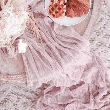 Настольный бегун Мягкая текстура Домашний Прочный Красиво Декоративный Изысканный привлекательный полиэстер Отель Ресторан Столовая L кофейный