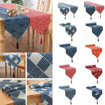 Настольный бегун, весенне-летний сезонный праздничный кухонный стол, украшение для семейного сбора в помещении и на открытом воздухе, 13 х 72 дюйма One Size