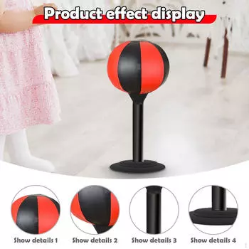 Настольный боксерский мешок, Реакционный мяч для бокса, Тренировочное оборудование с присоской,