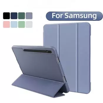Настольный чехол для Samsung Galaxy Tab S9FE S8 S711 In для S6 Lite 10,4 S7 Plus S7 FE S8 Plus 12,4 S8 Ultra 14,6 с чехлом для планшета с ручкой S6 Lite 10.4in темно-синий