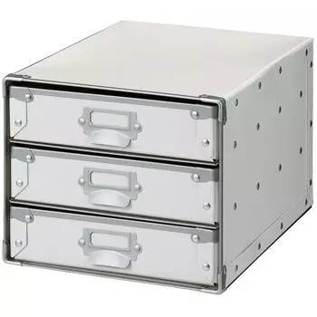 Настольный чехол Nakabayashi Letter Case 3 яруса A4 вертикальный белый FBD-NA43W