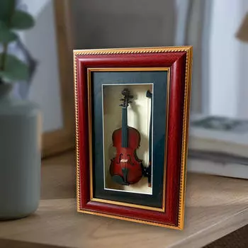 Настольный держатель для фото, рамка для музыкальных инструментов, переносное настольное украшение для картин Guitar