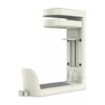 Настольный держатель для гарнитуры, регулируемый на 360 градусов крючок для игровой гарнитуры (бежевый) QD