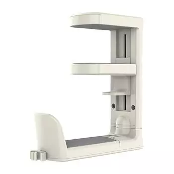 Настольный держатель для гарнитуры, регулируемый на 360 градусов крючок для игровой гарнитуры (бежевый)