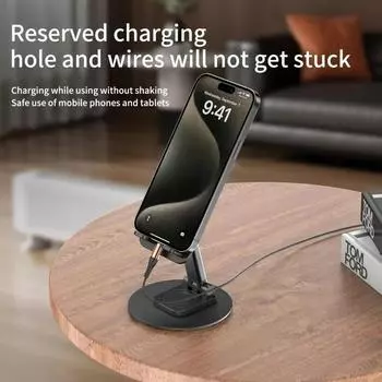 Настольный держатель для мобильного телефона, подставка для iPhone, iPad, Motorola, Samsung, регулируемый настольный держатель для планшета, универсальная настольная подставка для сотового телефона белый