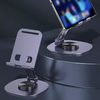 Настольный держатель для мобильного телефона, регулируемый настольный держатель для планшета, универсальная настольная подставка для мобильного телефона для iPhone, iPad, Xiaomi чёрный