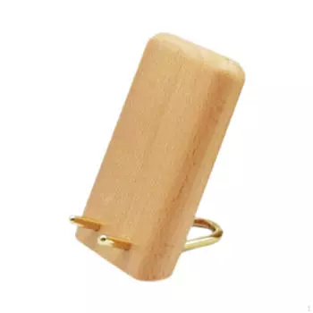 Настольный держатель для мобильного телефона из дерева, креативный подарок на день рождения, устойчивая подставка для смартфона Wood