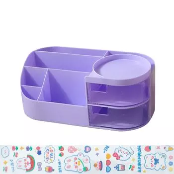 Настольный держатель для ручек в японском стиле, симпатичный многофункциональный ящик, органайзер для канцелярских принадлежностей, пенал для студентов, офисные принадлежности ,s