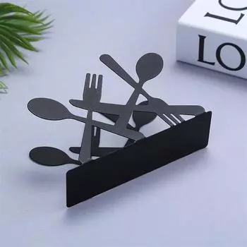 Настольный держатель для салфеток Настольный диспенсер для салфеток Отель Ресторан Гостиная Утюг Искусство Держатель для бумажных полотенец Декор