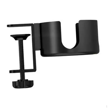 Настольный держатель для стакана, зажим для стола, простая установка, защита от проливания, практичный настольный органайзер чёрный