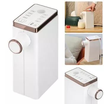 Настольный диспенсер для воды, автоматический диспенсер для воды с кувшином, быстрый нагрев, мини-диспенсер для воды на столешнице для домашнего офиса us белый