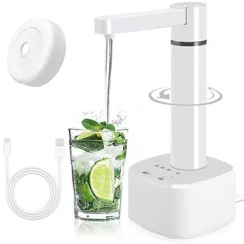 Настольный диспенсер для воды с аккумулятором 1200 мАч для дома, офиса, кемпинга, путешествий