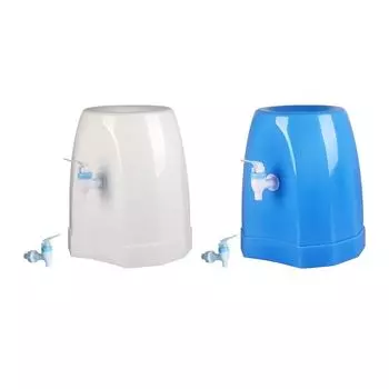 Настольный диспенсер для воды с кувшином, съемный, многоцелевой, прочный, домашний автомат для питьевой воды для отелей, домов, кухонь, офисов, общежитий белый