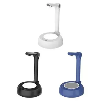 Настольный диспенсер для воды, вращающийся на столешнице, портативный электрический насос для бутылок с водой для домашнего офиса, столовой, кухни, ресторана белый