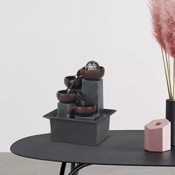 Настольный фонтан для йоги, медитации, расслабляющей спальни, крытый водопад