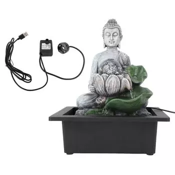 Настольный фонтан Инновационный ландшафтный дизайн Увеличивает влажность воздуха Водный фонтан Декор рабочего стола