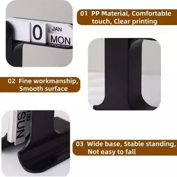 Настольный календарь 2024-2025 для ежедневного домашнего декора, украшения стола, аксессуары для домашнего декора, ежемесячный, еженедельный, ежедневный, настольный вечный календарь One Size