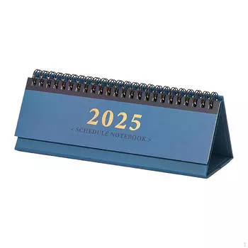 Настольный календарь ежедневник плотная бумага стоячая тетрадь расписание маленький флип для дома красный