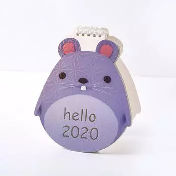 Настольный календарь на 2020 год, мультяшный ежемесячный настольный календарь для класса, семьи или офиса от Jooan