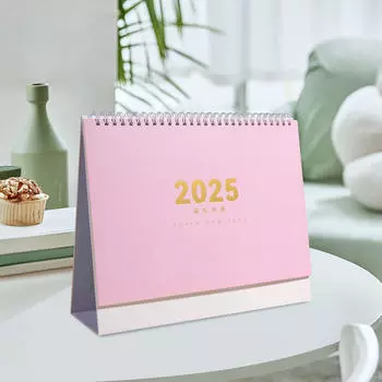 Настольный календарь перекидной ежедневный ежемесячный планировщик плотная бумага с катушкой 25.6x8x21.5см для