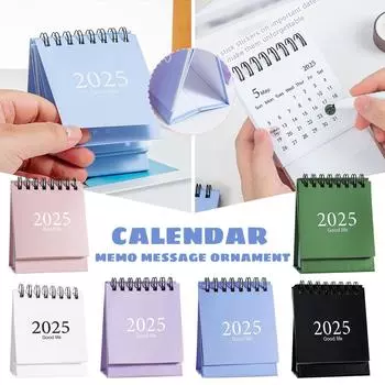 Настольный календарь Планирование рабочего стола Календарь Заметки Маленькие украшения One Size чёрный