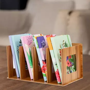 Настольный книжный шкаф, книжная полка, нескользящий домашний держатель для книг, минималистичный настольный органайзер, стеллаж для хранения