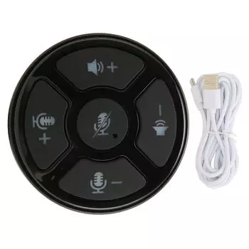 Настольный конференц-микрофон USB 2.0, всенаправленный микрофон с функцией отключения звука