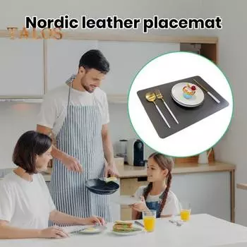 Настольный коврик, водонепроницаемый, противоожоговой, маслостойкий, современный, можно мыть в посудомоечной машине, обеденный коврик, кухонные принадлежности зелёный