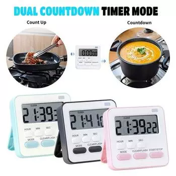 Настольный кухонный инструмент, таймер для яиц, кухонный таймер, электронный будильник, цифровой таймер, секундомер