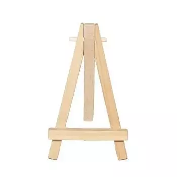 Настольный мини-мольберт с холстом Деревянная подставка для дисплея Портативный набор мольберта для рисования Маленький держатель для холста для детей и взрослых Small
