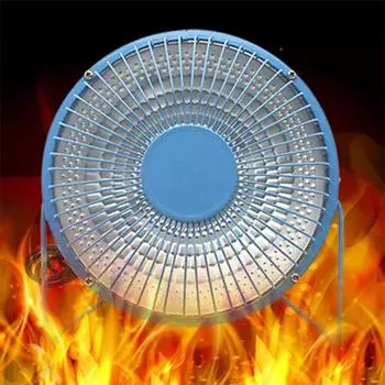 Настольный мини-обогреватель, бесшумный, быстрый нагрев, варианты 4/6 дюйма, энергоэффективный инструмент для комфортного обогрева спальни M синий