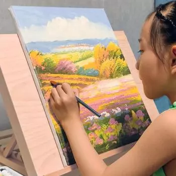 Настольный мольберт с регулируемым углом наклона, доска для рисования из дерева, переносная настольная доска для рисования для художников M